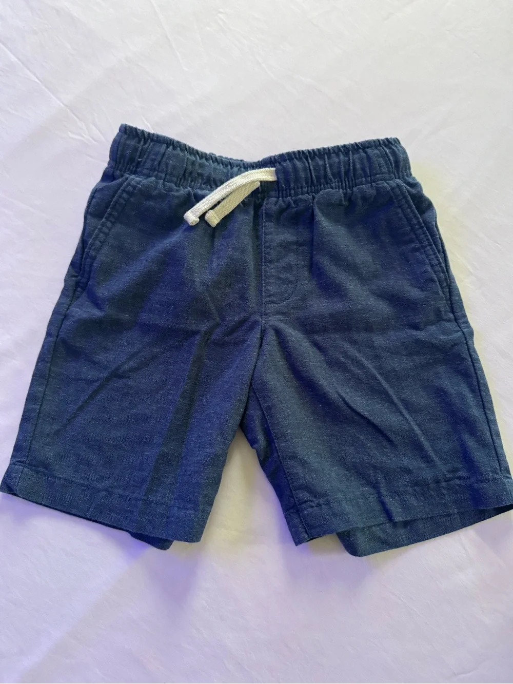 Old Navy Kids Drawstring Shorts - Navy & Light Beige